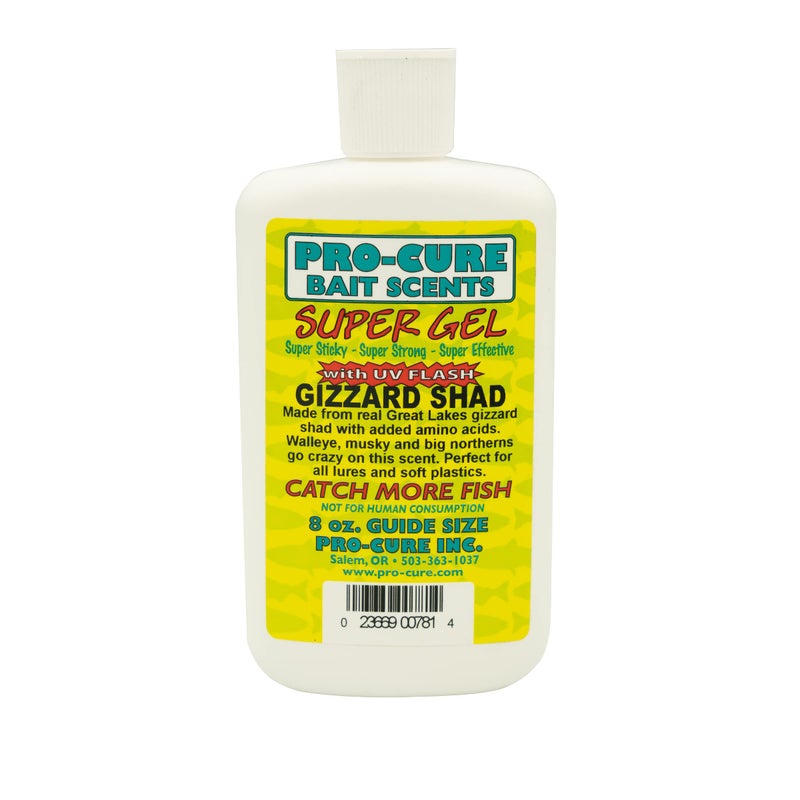 PROcure Pro-Cure Gizzard Shad Super Gel, 8 Ounce - Image 1